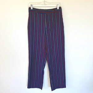 Urban Outfitters Pinstripe Elastic Waist Straight Leg Pant M